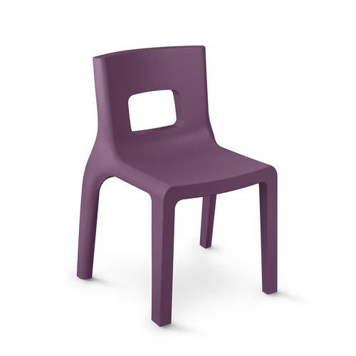 Chaise 4 pieds - EOS - Lyxo Design - contemporaine / d'intérieur / d'extérieur