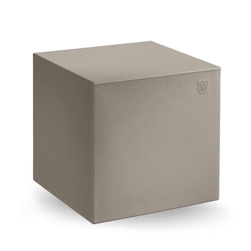 Pouf carré - BLOK - Lyxo Design - moderne / en polyéthylène / 100% recyclable