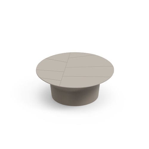 Table d'appoint design - VERA  - Lyxo Design - en polyéthylène / avec piètement en polyéthylène / ronde