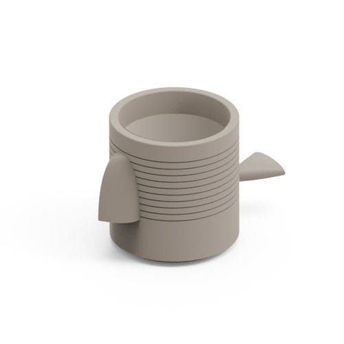 Pot de fleur en polyéthylène - FERA JAGO TRAY - Lyxo Design - géométrique / résistant aux UV / résidentiel