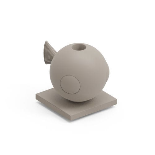 Vase design - FERA FUGU DEEP  - Lyxo Design - en polyéthylène / Fabriqué en Italie / durable