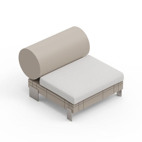 Canapé modulable - RHOR - Lyxo Design - contemporain / d'extérieur / en polyéthylène