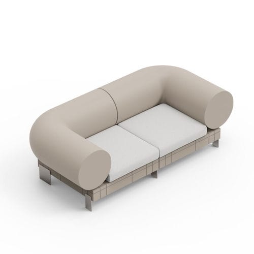 Canapé modulable - RHOR COMBO 2 - Lyxo Design - minimaliste / d'extérieur / en polyéthylène