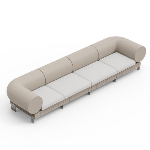 Canapé modulable - RHOR COMBO 4 - Lyxo Design - design / d'extérieur / en polyéthylène