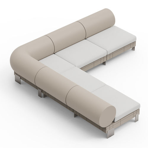 Canapé modulable - RHOR COMBO 5L - Lyxo Design - d'angle / design / d'extérieur