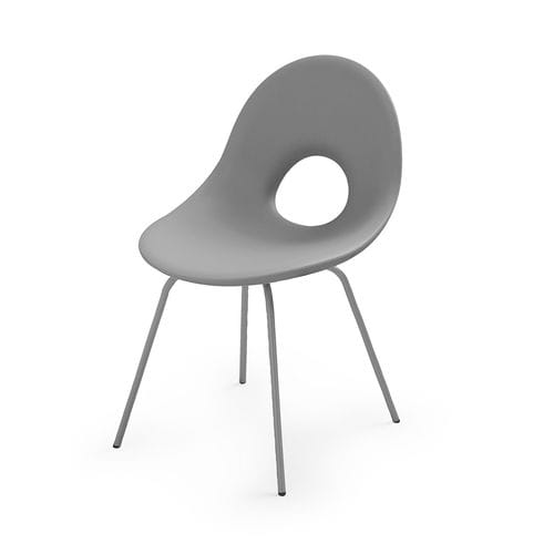 Chaise 4 pieds - CANDY GAMBE - Lyxo Design - contemporaine / d'intérieur / d'extérieur
