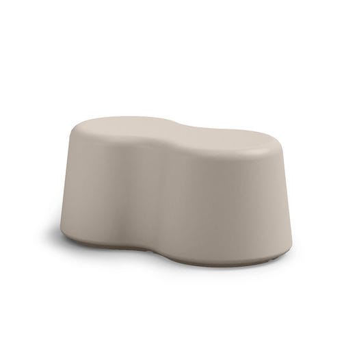 Banc contemporain - PEANUTS 2 - Lyxo Design - en polyéthylène / sans dossier / sans accoudoirs