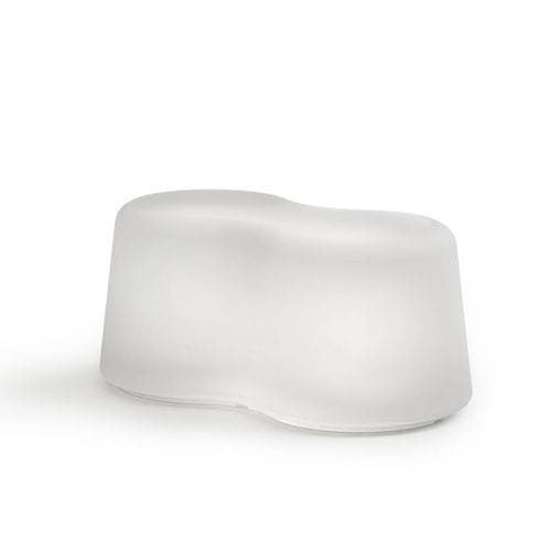 Banc design - PEANUTS LUMINOUS 2 - Lyxo Design - en polyéthylène / sans dossier / sans accoudoirs