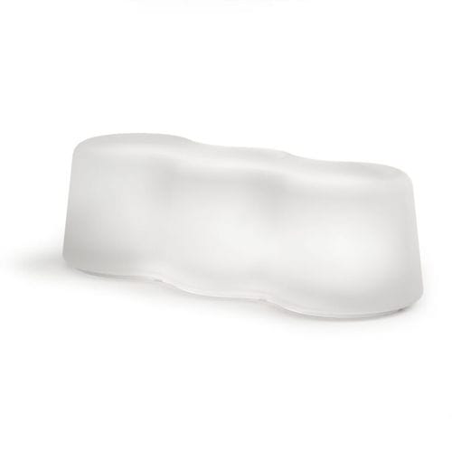 Banc design - PEANUTS LUMINOUS 3 - Lyxo Design - en polyéthylène / sans dossier / sans accoudoirs