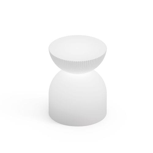Tabouret minimaliste - ILLO LUMINOUS - Lyxo Design - en polyéthylène / en HPL / avec piètement en polyéthylène
