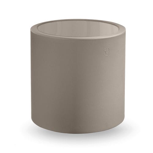 Table d'appoint design - BLOK - Lyxo Design - en polyéthylène / avec piètement en polyéthylène / ronde