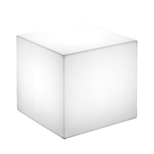 Pouf moderne - BLOK - Lyxo Design - en polyéthylène / carré / lumineux (LED)