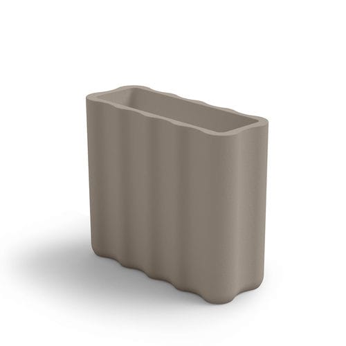 Jardinière en polyéthylène - NEBULA HIGH FLOWER BOX - Lyxo Design - rectangulaire / 100% recyclable / résistante aux UV