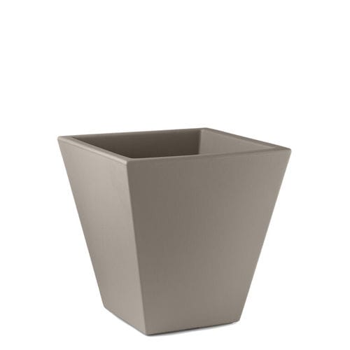 Pot de jardin carré - LOTO - Lyxo Design - en polyéthylène / en îlot / résistant aux UV