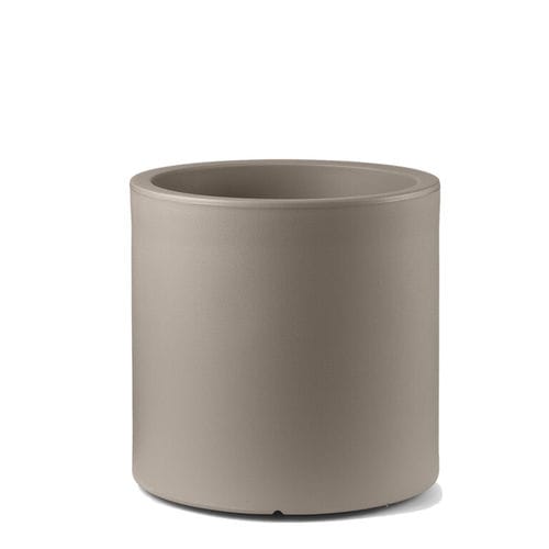 Pot de jardin cylindrique - LOTO  - Lyxo Design - en polyéthylène / en îlot / résistant aux UV