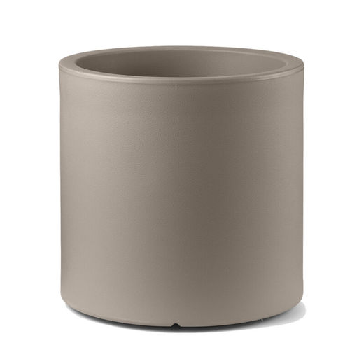 Pot de jardin en polyéthylène - LOTO - Lyxo Design - en îlot / cylindrique / résistant aux UV
