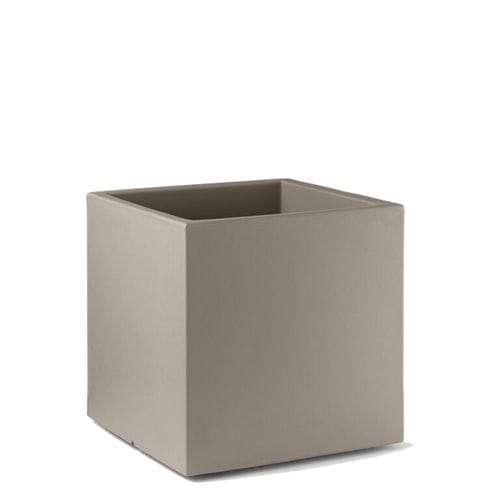 Pot de jardin carré - LOTO - Lyxo Design - en polyéthylène / en îlot / résistant aux UV