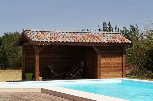 Poolhouse en pin Douglas - EPINAL - MODULAND - résidentiel