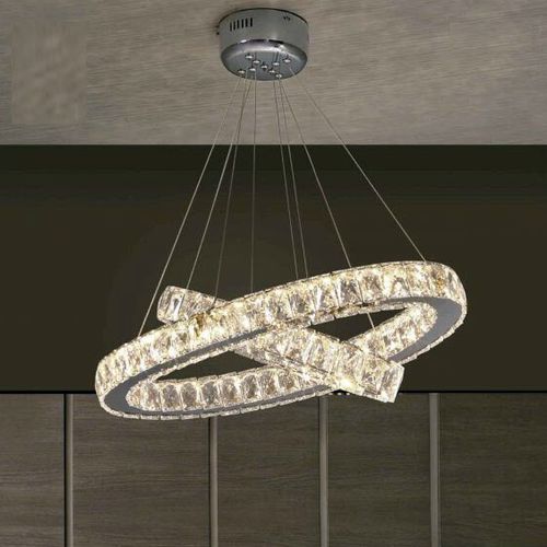 Suspension - TAPLED X - K-LIGHTING - en acier inoxydable / en cristal / contemporaine