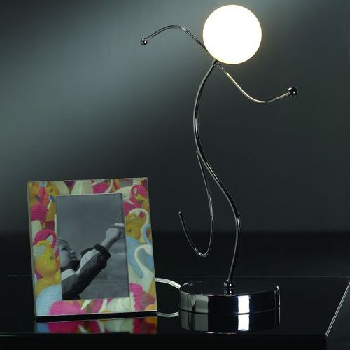 Lampe de chevet - BONECOS C - K-LIGHTING - en nickel / en verre / design original