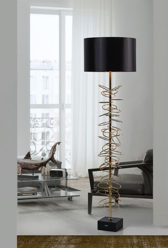 Lampe sur pied - ÁUREAS - K-LIGHTING - en acier inoxydable / contemporaine / d'intérieur