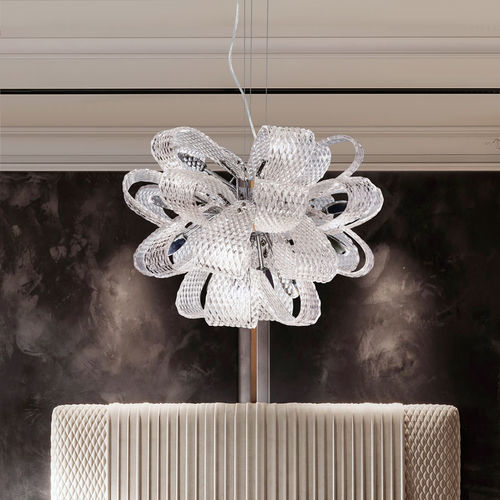 Suspension - LARA - K-LIGHTING - en acier inoxydable / en cristal / contemporaine