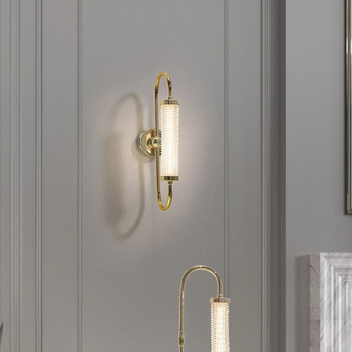 Applique murale contemporaine - ANDY - K-LIGHTING - d'intérieur / en acier inoxydable / en verre