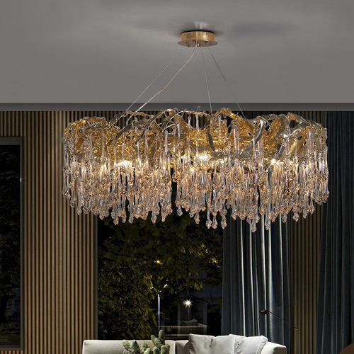 Lustre contemporain - SCULPTURE - K-LIGHTING - en verre / en aluminium / sculptural