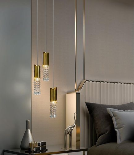 Suspension - MELISSA - K-LIGHTING - en acier inoxydable / en cristal / design minimaliste