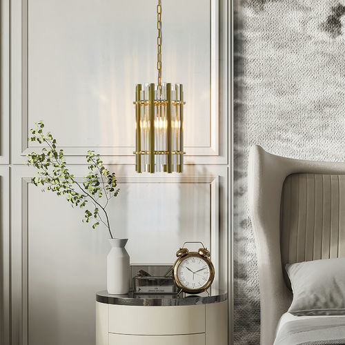 Suspension - CHLOE - K-LIGHTING - en acier inoxydable / en verre / contemporaine