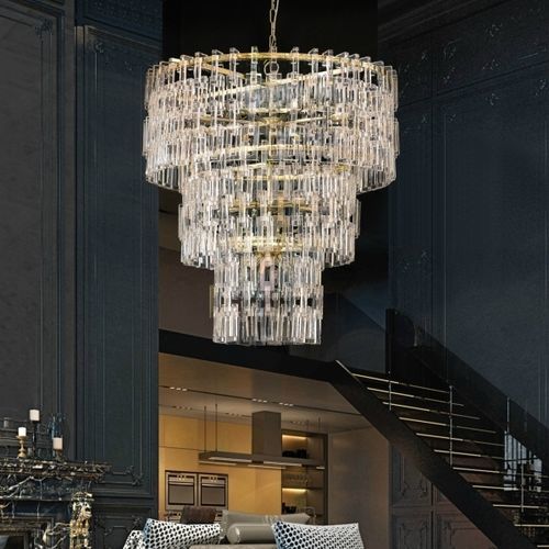 Lustre de style - ECOS - K-LIGHTING - en cristal / en laiton / 12 ampoules