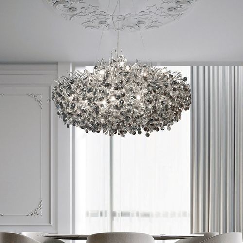 Lustre contemporain - LINE VITÓRIA SMALL - K-LIGHTING - en cristal / en aluminium / professionnel
