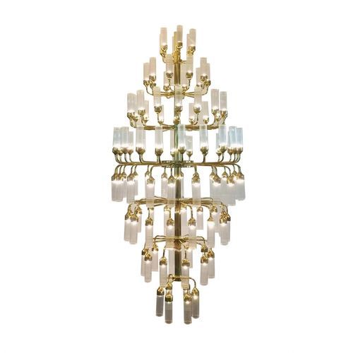 Lustre contemporain - LINE XXL - K-LIGHTING - en verre / en métal / candélabre