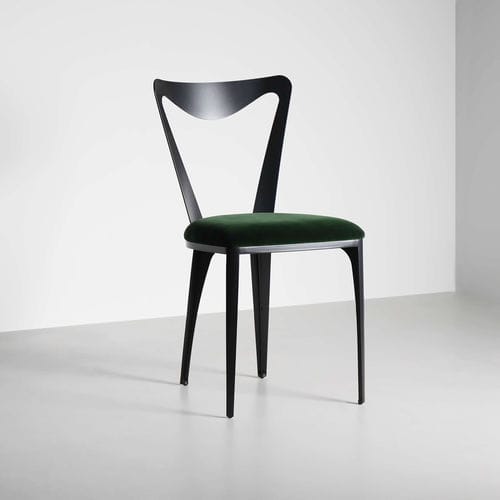 Chaise de salle à manger contemporaine - Tiffany - TOM FAULKNER - d'intérieur / en tissu / en cuir