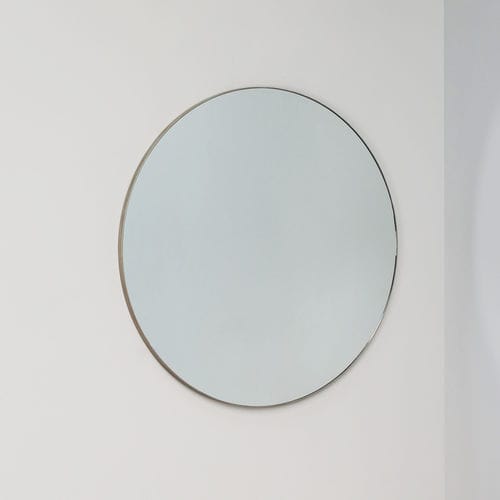 Miroir mural - Lexington - TOM FAULKNER - contemporain / rond / en métal