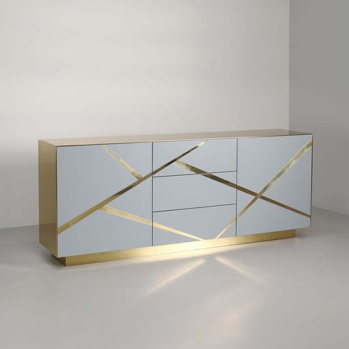 Buffet contemporain - Odessa - TOM FAULKNER - en placage de bois / en érable / à portes battantes