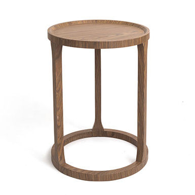Table d'appoint contemporaine - BUDDY  - arianeske - en bois / ronde / professionnelle