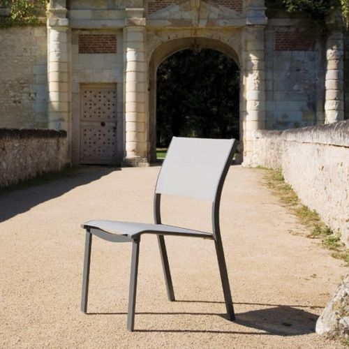 Chaise contemporaine - MISTRAL - Ezeis - de jardin / d'intérieur / en toile