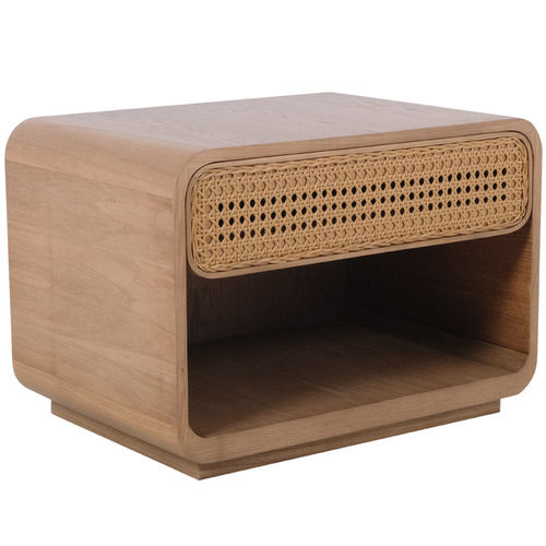 Table de chevet contemporaine - SCARLETT - Ezeis - en bois / avec piètement en bois / rectangulaire