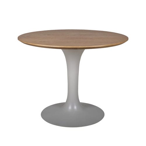 Table à manger contemporaine - NAOMI - Ezeis - en bois / avec piètement en bois / ronde
