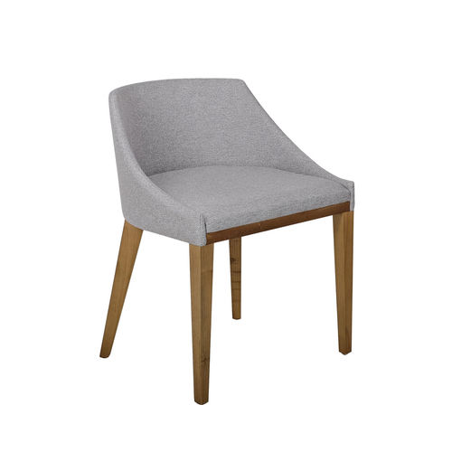 Chaise de salle à manger contemporaine - CHESTER - Ezeis - d'intérieur / en tissu / en bois