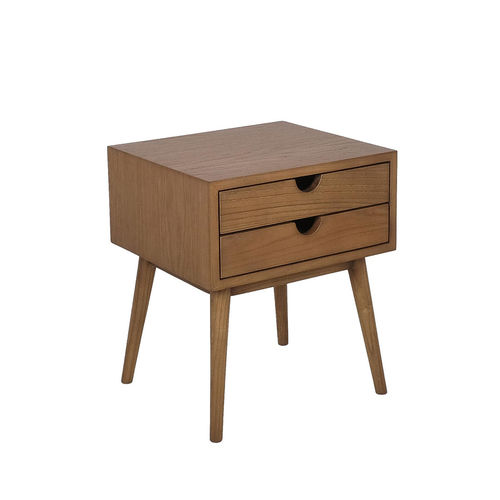 Table d'appoint contemporaine - LUCY - Ezeis - en bois / avec piètement en bois / rectangulaire
