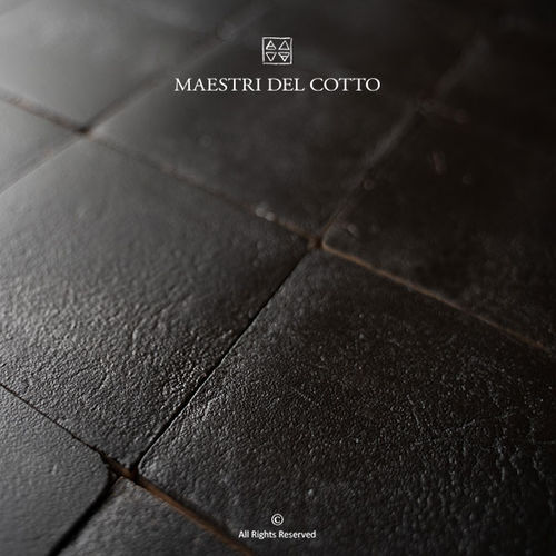 Revêtement mural pour intérieur - COTTO SMALTATO CARBONE - MAESTRI DEL COTTO - en terracotta / lisse / finition mat