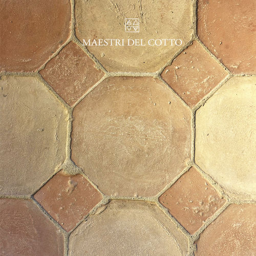 Tomette en terracotta - COTTO MULTICOLOR VISSUTO - MAESTRI DEL COTTO - d'intérieur / de sol / rustique