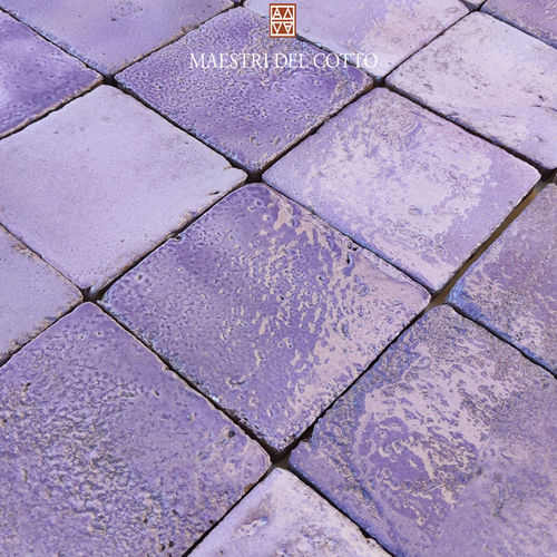 Carrelage en terracotta - COTTO SMALTATO LAVANDA - MAESTRI DEL COTTO - émaillé / d'intérieur / de salle de bain
