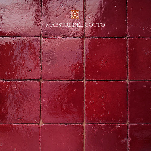Carrelage en terracotta - COTTO SMALTATO VINACCIA - MAESTRI DEL COTTO - émaillé / pour intérieur / de salle de bain