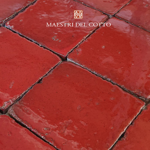 Carrelage en terracotta - COTTO SMALTATO SELENIO - MAESTRI DEL COTTO - brillant / émaillé / d'intérieur