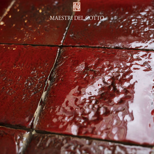 Carrelage en terracotta - COTTO SMALTATO VULCANO - MAESTRI DEL COTTO - émaillé / d'intérieur / de salle de bain