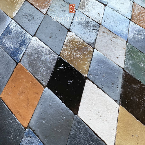 Carrelage en terracotta - COTTO SMALTATO MINERALE - MAESTRI DEL COTTO - émaillé / d'intérieur / de salle de bain