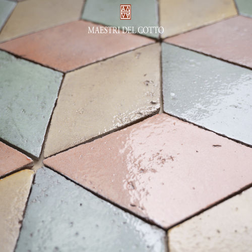 Carrelage en terracotta - COTTO SMALTATO POSITANO - MAESTRI DEL COTTO - émaillé / d'intérieur / de salle de bain